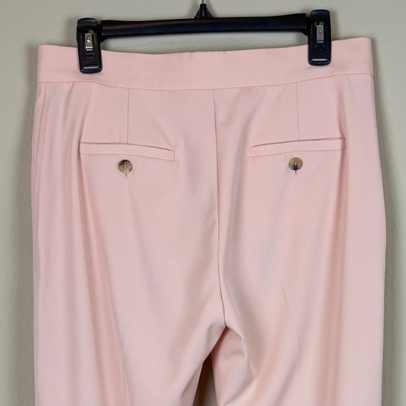MaxMara Peach Dress Pants w/ Hidden Zipper, Button, and Eye/Hook Closure - Picture 7 of 14